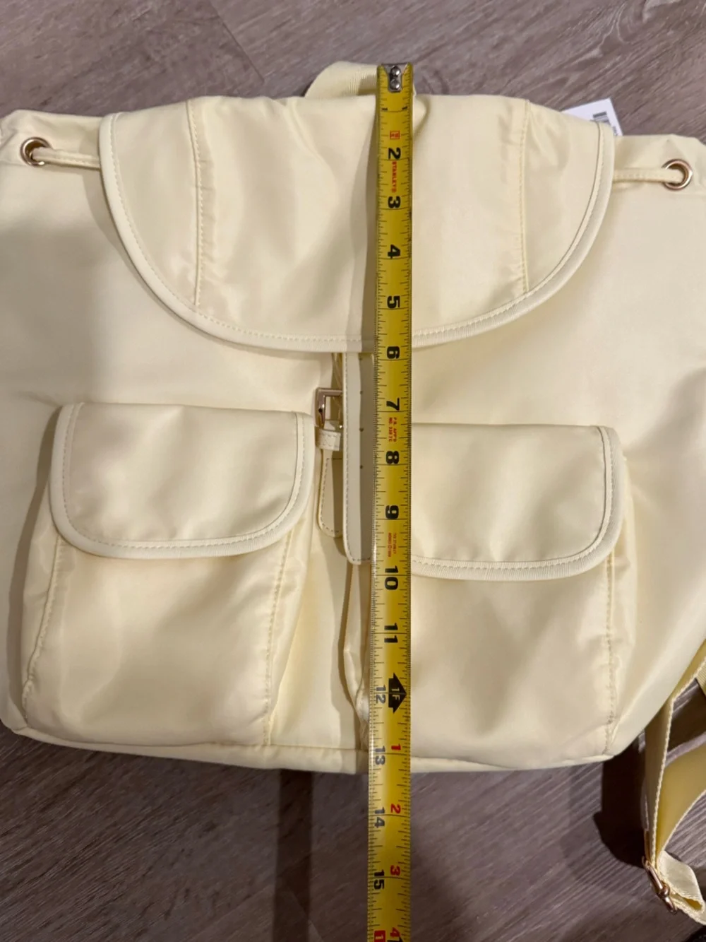 NWT Year of Ours Butter Yellow Backpack Travel Sporty Hiking Outdoor Bag